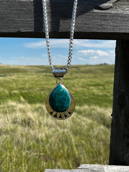 Chrysocolla Necklace/Pendant