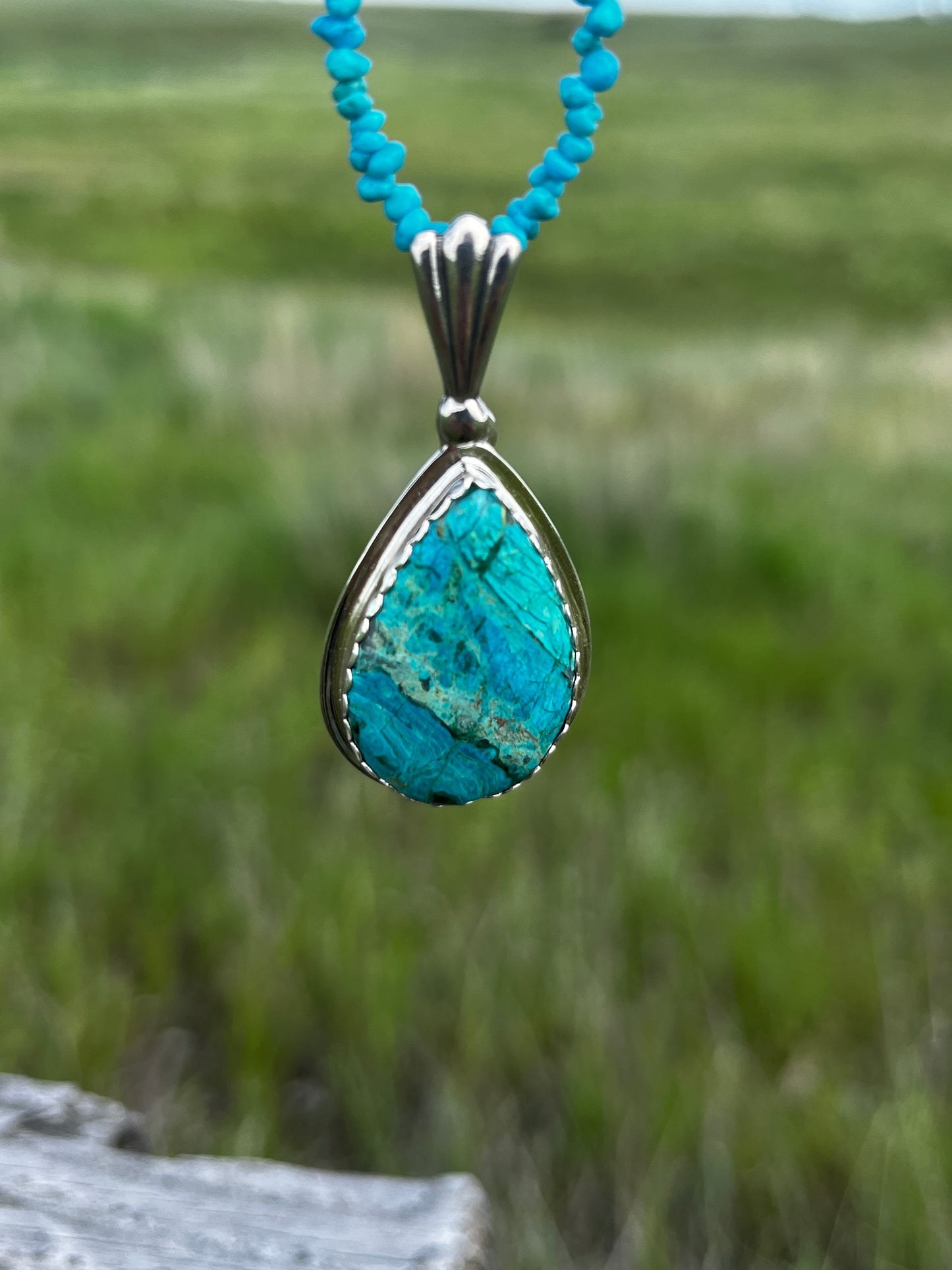 Chrysocolla & Turquoise Necklace