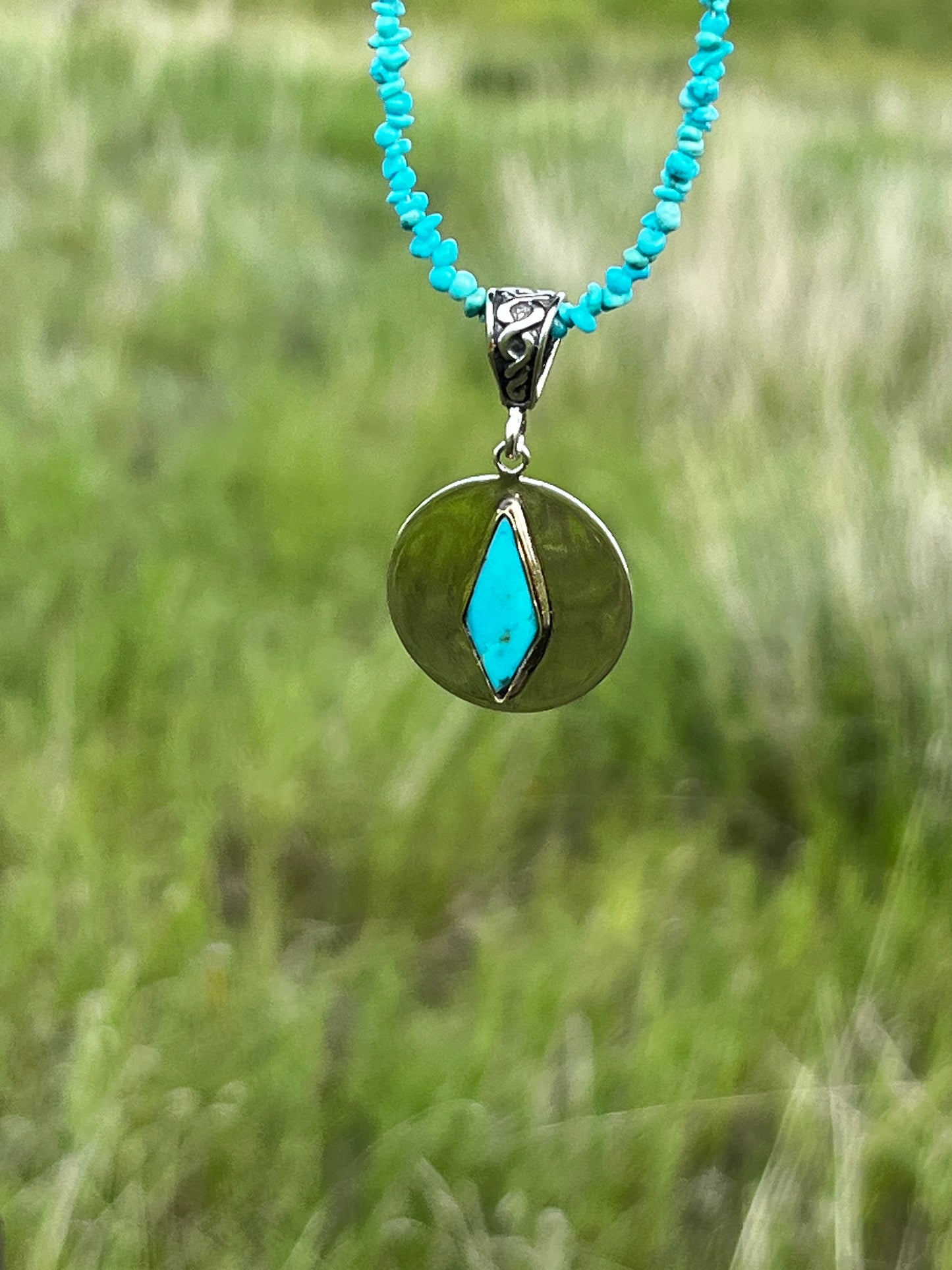 Turquoise Necklace - Round