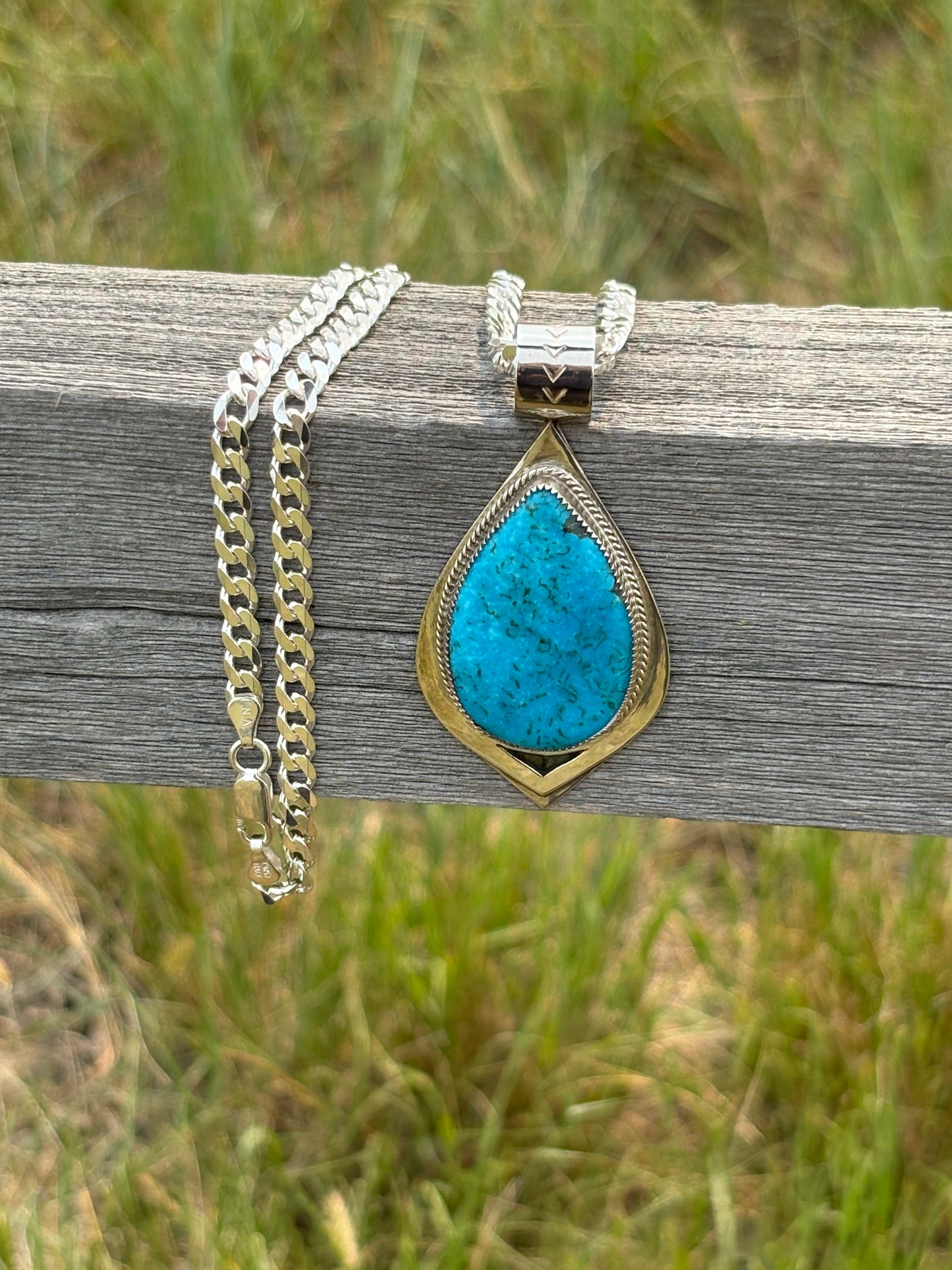 Turquoise & Sterling Silver Necklace