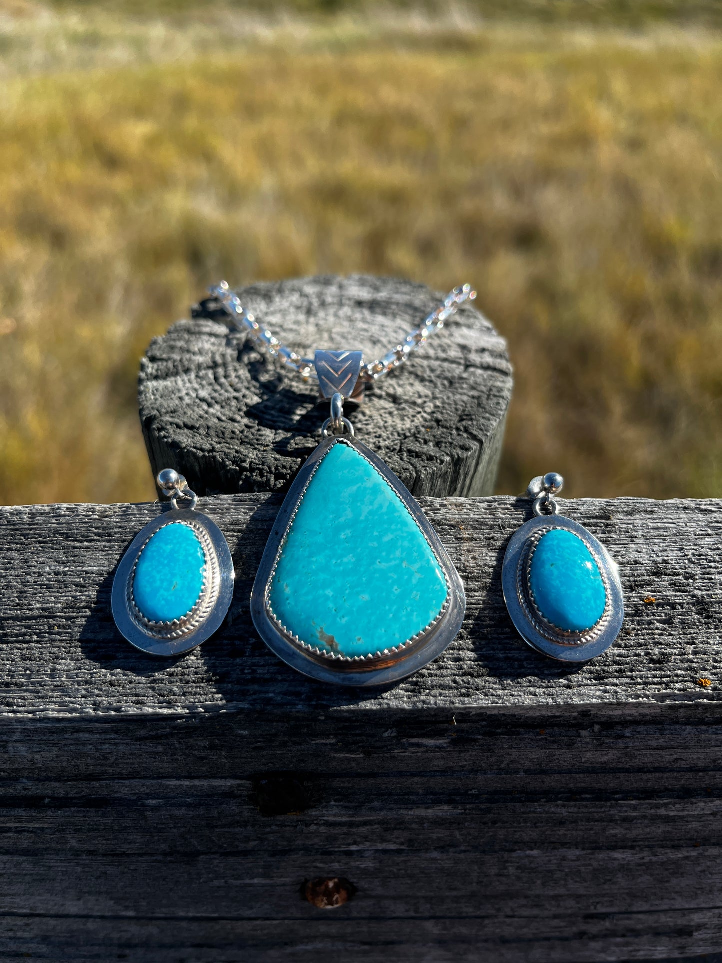 Turquoise Necklace & Earring Set