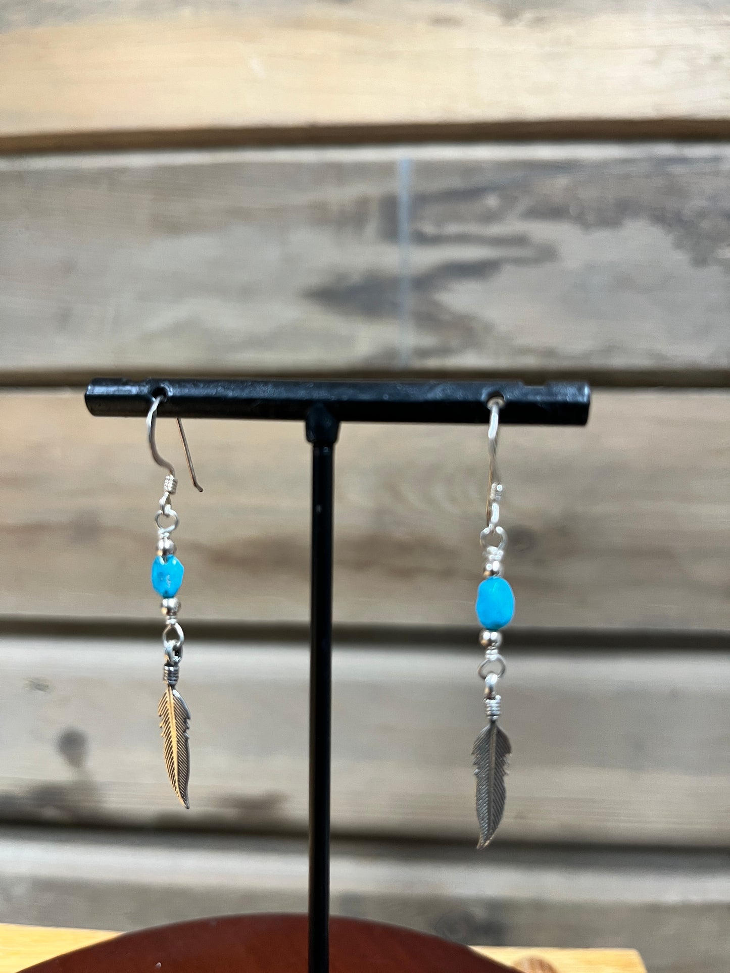 Earrings - Turquoise & Sterling Silver