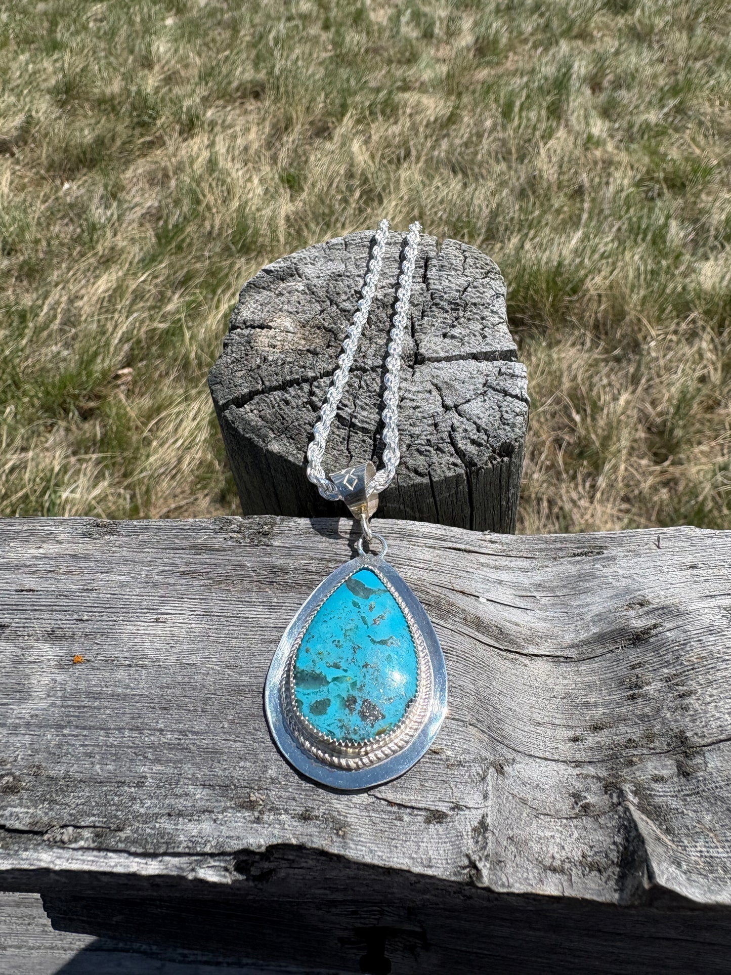 Turquoise Pendant (teardrop)