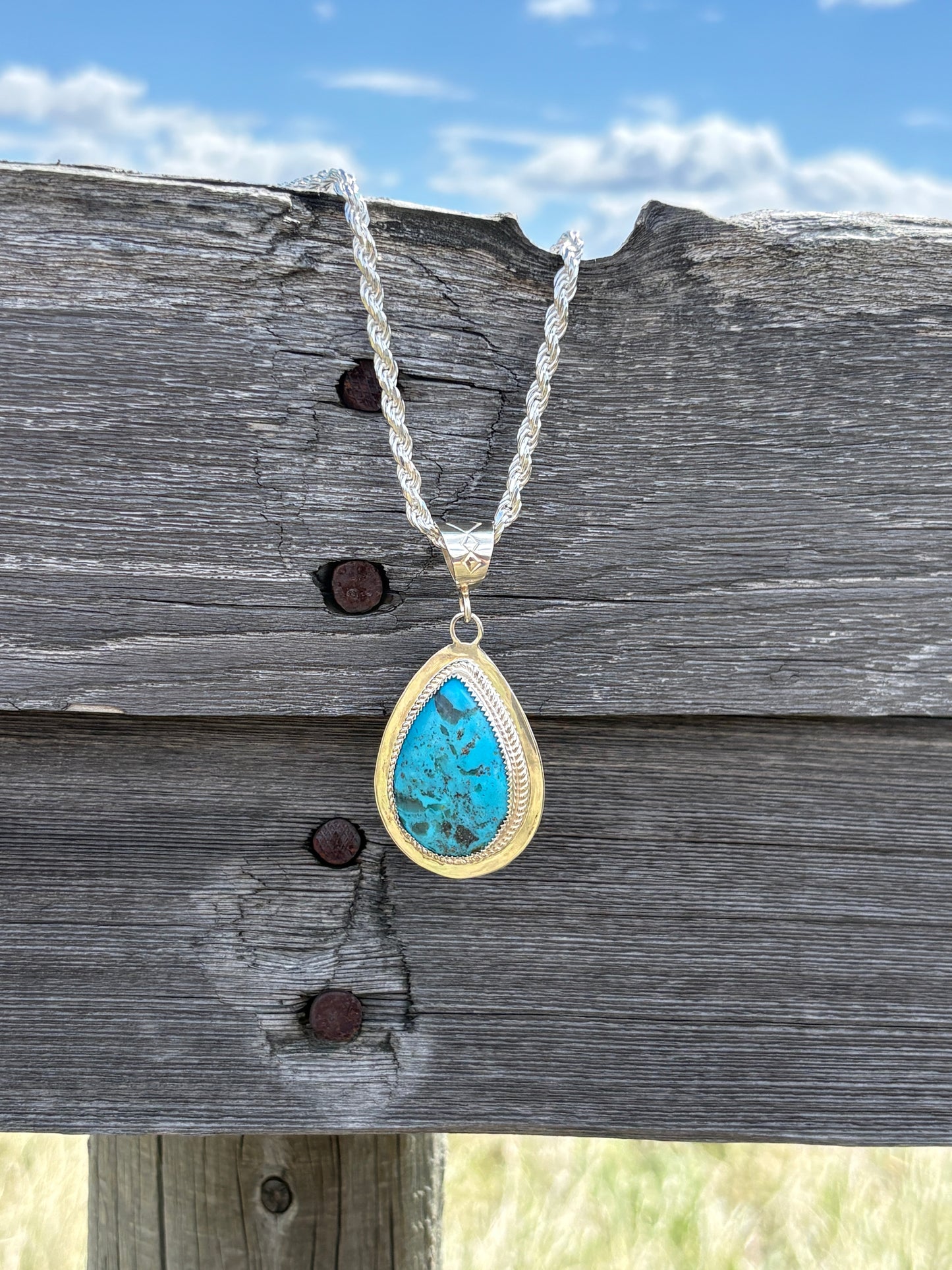 Turquoise Pendant (teardrop)