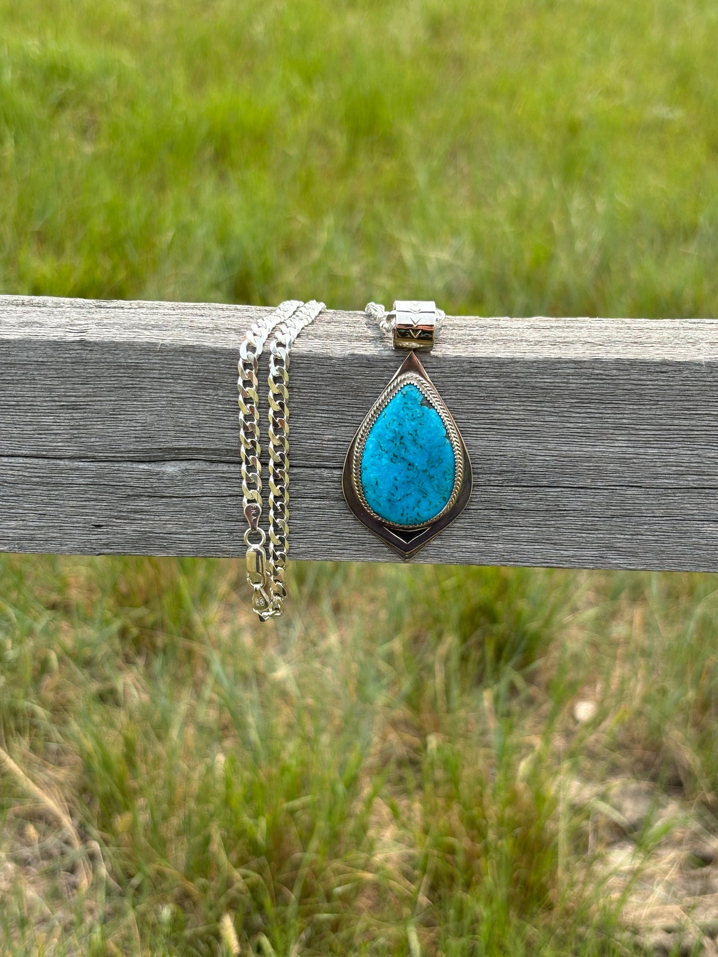 Turquoise & Sterling Silver Necklace