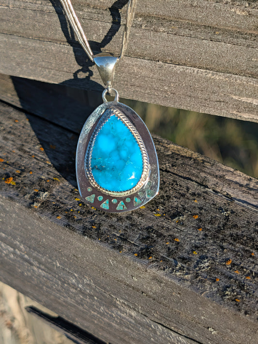 Turquoise Inlay Necklace
